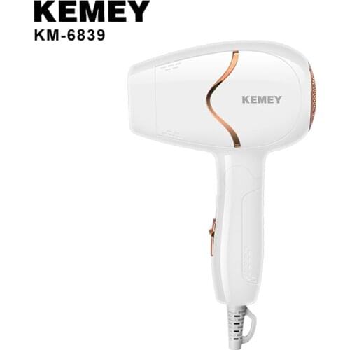 Kemei Hair Dryer Professional Salon Hair Dryer Hot Cold Wind Negative Ionic Hair Blow Dryer Strong Wind Quick Dry Home hair care