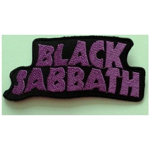 Punk Rock Purple Embroidered NEW IRON ON and SEW ON Patch Heavy Metal clothes stickers
