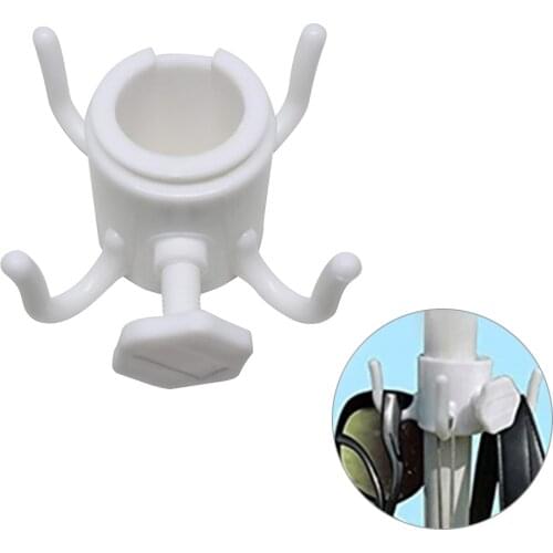 2Pcs Beach Umbrella Hanging Hook Portable 4-prongs Plastic Umbrella Hook Hanging For Towels Hats Clothes Camera Sunglasses Bags