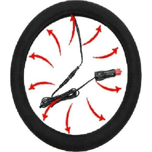 New High-tech Heated steering wheel cover, car steering wheel cover, 38cm, 10 second speed of heat,car accessory,safe driving