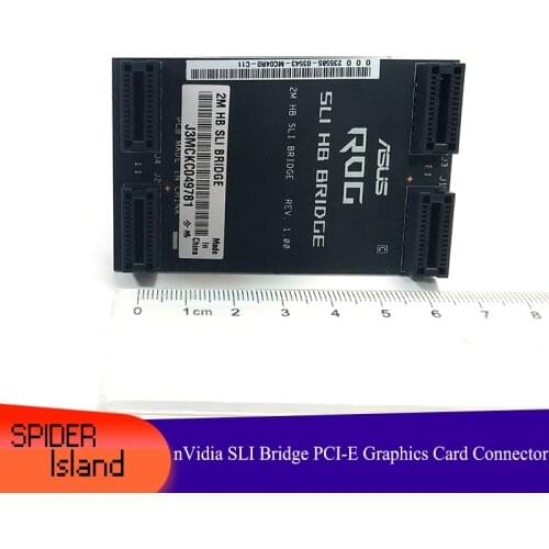 Original certified products nVidia Card SLI Bridge PCI-E Graphics Connector Bridge connection for Video Card 6CM