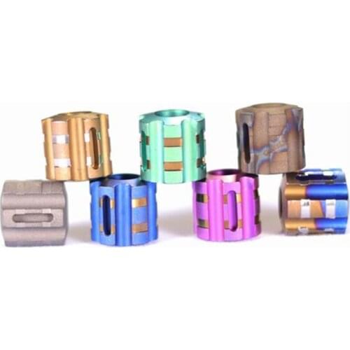 1pcs Titanium Knife Pendant Parachute Cord Bead Lanyard Decor Cosplay Accessories Collectible Women Men Gift