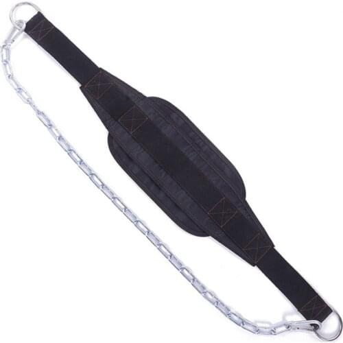 Thicker Metal Chain Weight Lifting Dip Belt Pull-up Gym Equipment Bodybuilding Musculation Exercise Crossfit Fitness Training