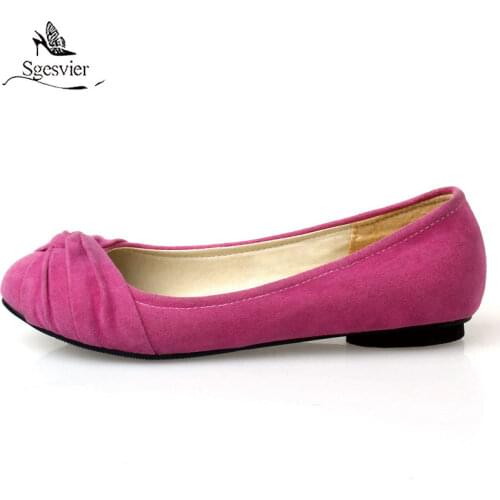 Sgesvier Women's Ballet Flats With Heels