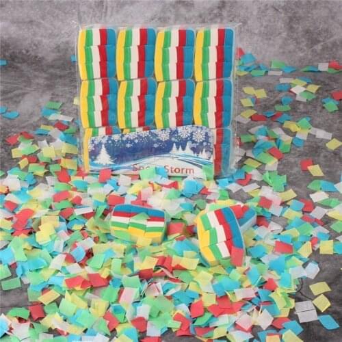 Snow Paper (5 Color For Choose,60pcs/Lot) Magic Trick,Stage Magic,Close up,Fire Magic,Props,Comedy,Accessories