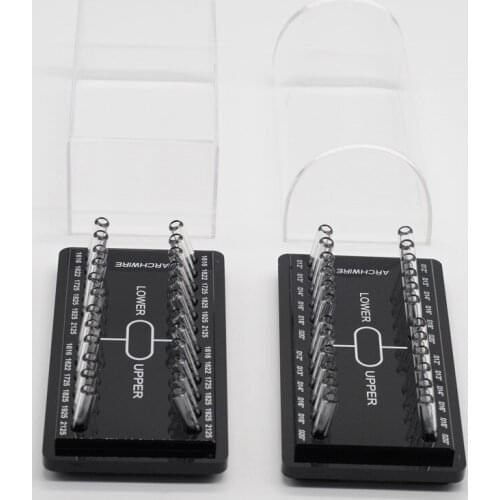 Dentistry Clinic Supply Orthodontic Acrylic Holder Case For Preformed Arch Wires