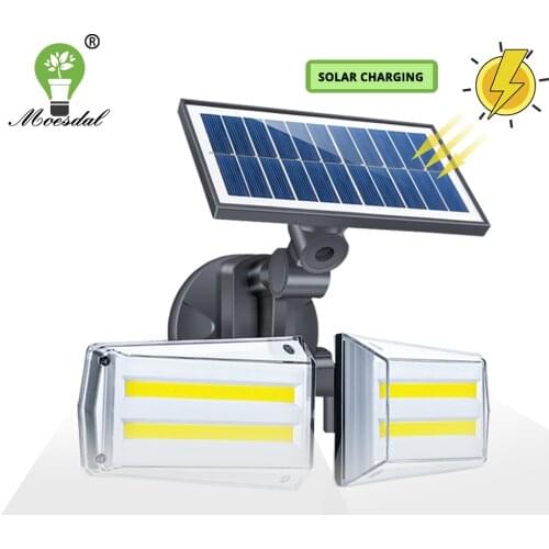 80 COB Solar Light Super Bright Outdoor Lamp PIR Motion Sensor 80 COB Waterproof Wall Lamps Street Courtyard Lighting