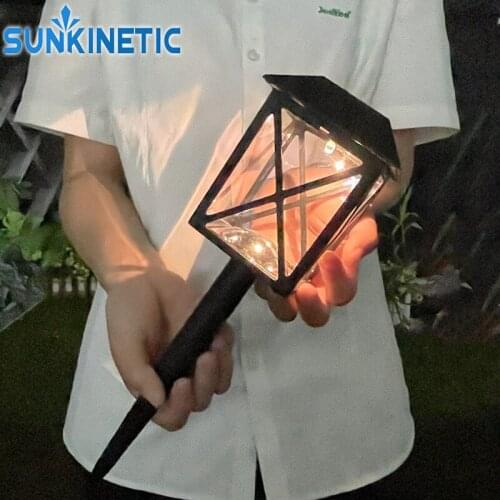 LED Solar Lawn Lamp IP55 Waterproof Outdoor Garden Light Lamp Outside Pathway Lamps Small-scale Garden Decoration LED Lights