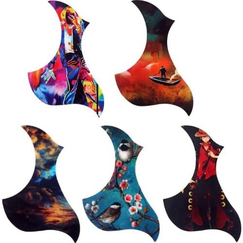 Universal Acoustic Guitar Pickguard Decorated Self Adhesive Pick Guard Sticker