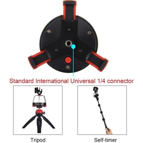 360 Degree Rotating Panoramic Tripod Head with Remote Control for GoPro Smartphone DSLR Camera Electronic Tripod Accessories