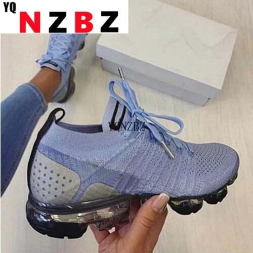 Spring New Style Mesh Breathable Womens Casual Sports Shoes 2021 Fashion Platform Vulcanized Womens Shoes zapatos de mujer Z