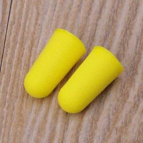 1Pair Soft Silicone Ear Plugs Sleeping Hearing Protection Noise Reduction