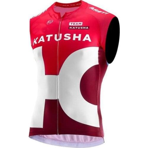 2016 Katusha TEAM 2 Colors Summer Sleeveless Cycling Vest Mtb Clothing Bicycle Maillot Ciclismo Bike Clothes