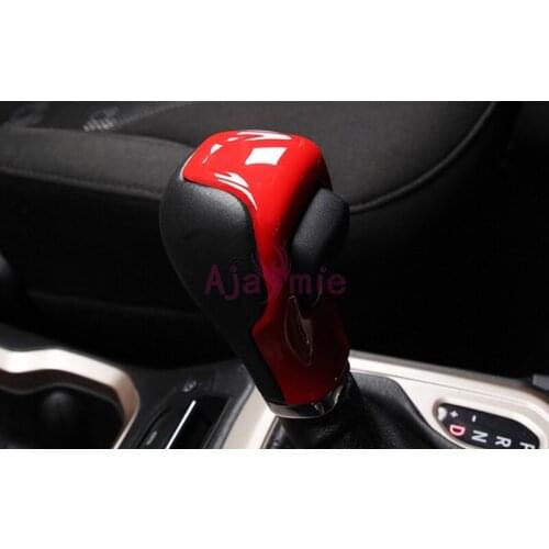 For Jeep Renegade Accessories 2016 2017 2018 Front Door shook hands Cover Interior Gear Shift Trim Car Accessories