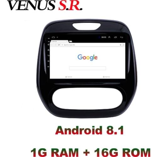 VenusSR Android 8.1 Car DVD Player GPS Navigation Multimedia For Renault Captur CLIO Samsung QM3 car stereo wifi