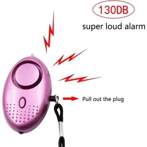 Self Defense Alarm 120dB Security Protect Alert Scream Loud Emergency Alarm Keychain Personal Safety For Women Child Elder Girl