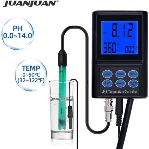 PH-221 Digital PH Temperature Controller Meter Tester Water Quality Tester With Backlight Display 40% off