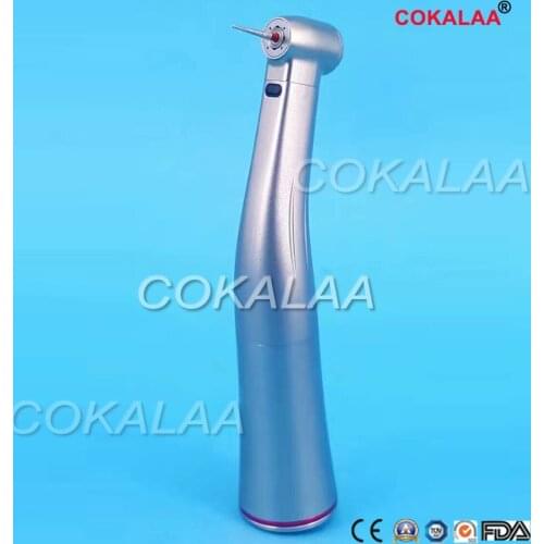 COKALAA Red ring 1:5 dental contra angle with optic inner water low speed handpiece air turbine
