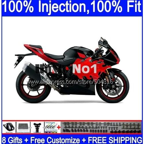 Injection OEM For SUZUKI GSXR1000 L7 L8 GSXR 1000 2017 2018 2019 116MC.16 GSXR-1000 K17 GSX-R1000 17 18 19 Fairing flat black