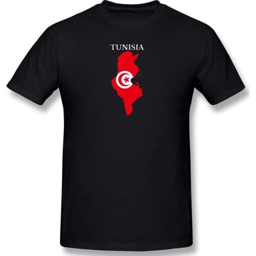 Man Tunisia Map Flag White,Country, Usa, National Everyday Funny shirt
