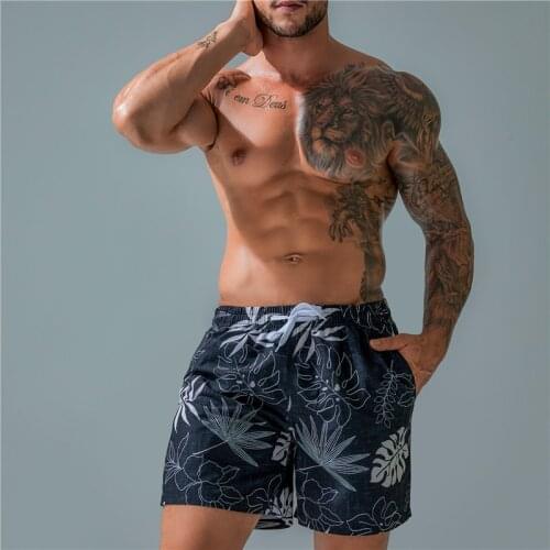 New Quick Dry Summer Mens Siwmwear Beach Board Shorts Briefs For Man Swim Trunks Swimming Shorts Beachwear