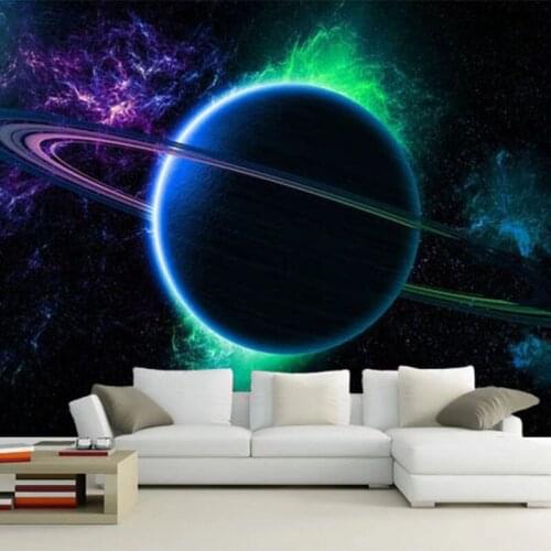Custom Photo Wallpaper 3D Starry Sky Universe Murals Living Room KTV Bar Creative Art Wall Paper Papel De Parede 3D Sala Fresco