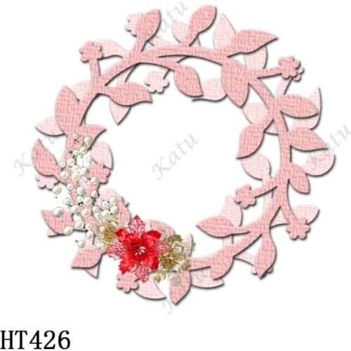 Christmas wreath Cutting dies - New Die Cutting And Wooden Mold,HT426 Suitable For Common Die Cutting Machines On The Market