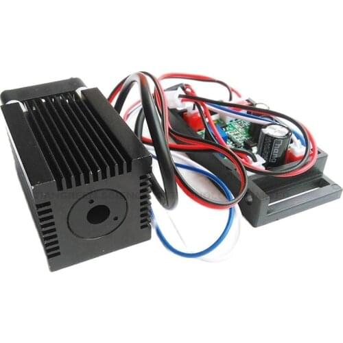 Professional 12V 650nm 660nm 200mW Red Laser Diode Module with Fan and TTL Driver Board