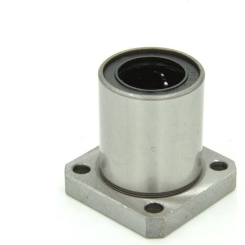 LMK20UU Square Flange Type Straight Line Linear Bearings Steel