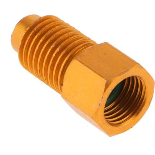 R134A Tank Adapter Connector Cooling System 1/4 SAE To 1/2 ACME