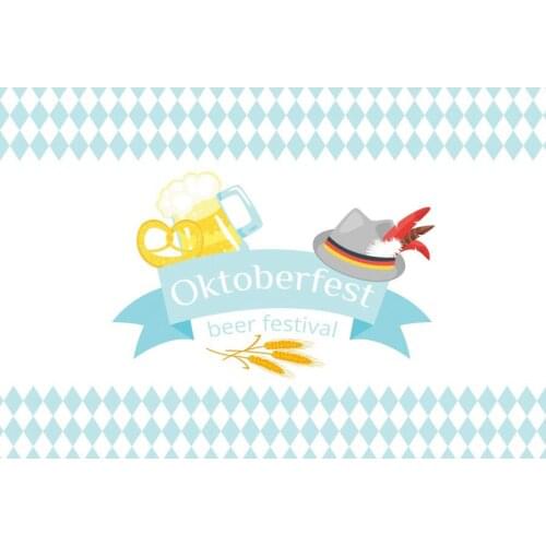 Happy Oktoberfest Backdrop Party Photography Background Holiday Celebration Photo Booth Studio Decor