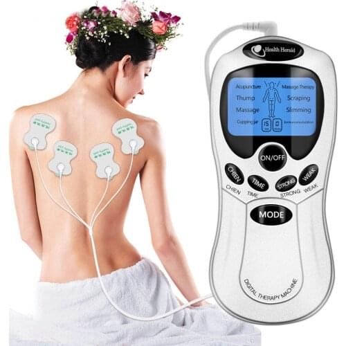 Tens Body Massager Digital Acupuncture EMS Therapy Device Electric Pulse Massager Muscle Stimulator Pain Relief Physiotherapy