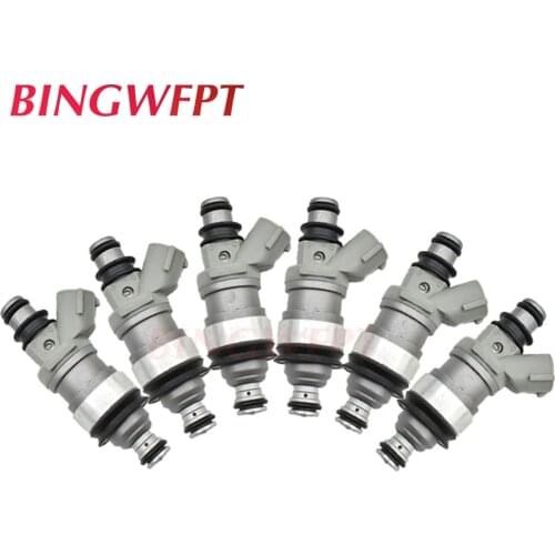 6PCS Fuel Injectors For Toyota Camry Lexus ES300 3.0L 4runner Tacoma 3.4L 2325062030 2320962030 23250-62030 23209-62030