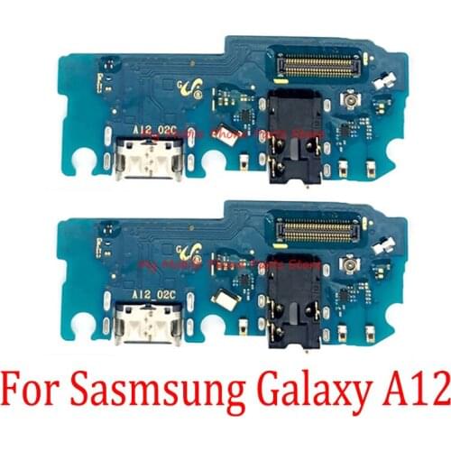 Original USB Charging Dock Port Board Flex Cable For Samsung Galaxy A12 A125 A125F USB Charge Charger Port Dock Flex Cable Parts