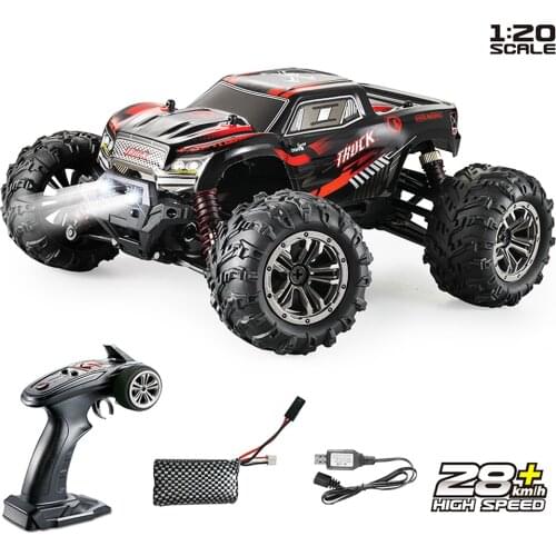 Xinlehong 9145 RC Car 1:20 4WD Brushed Driving Desert Truck Drive Bigfoot Remote Control Car Model Off-Road Speed Vehicle Toys