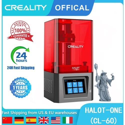 Creality Official HALOT-ONE(CL-60)Resin 3D Printer with Precise Integral Light Source Dual Cooling and Assembled Out of The Box