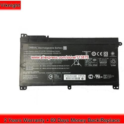 Genuine ON03XL Battery for Hp Pavilion X360 13-u013TU 13-u014TU Z1D28PA Z1D29PA 11.55V 42Wh