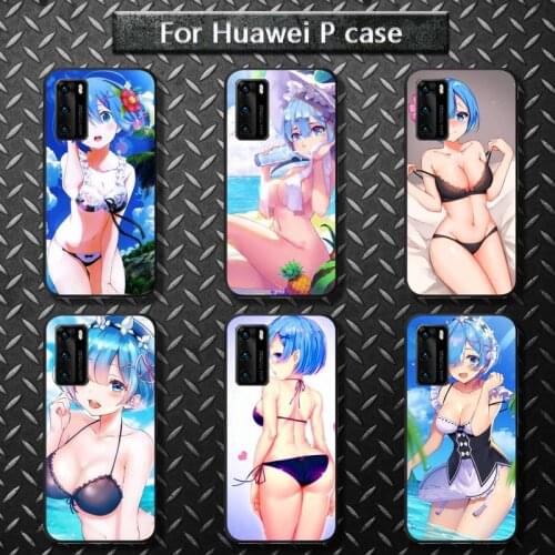 Anime RE ZERO Ram Rem Phone Case for huawei P40 pro lite P8 P9 P10 P20 P30 psmart 2019 2017 2018
