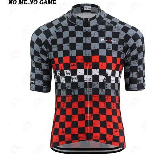NO ME NO GAME- Summer Competition Cycling Jersey Team Men Black Red Yellow Orange Pink Blue Multicolor Bike Wear Racing Clothing