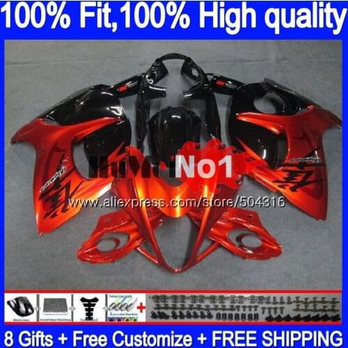 Injection For SUZUKI GSXR-1300 GSXR 1300 Hayabusa 30MC.83 GSXR1300 2008 2013 2014 2015 2016 08 13 14 15 16 Fairing Dark orange