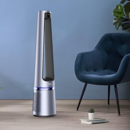 Air Conditioner Household Electric Leafless Fan Dormitory Vertical Remote Control Landing Desktop Shaking Fan Without Leaf