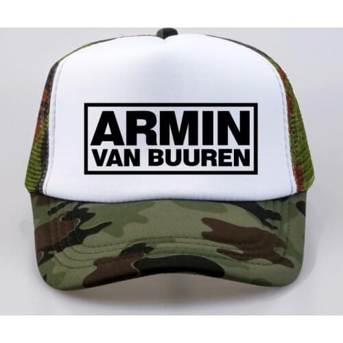 Fashion Armin Van Buuren cap DJ Fans Trucker Mesh Cool Baseball caps Together In A State of Trance Cap Women Men Music Cap Hat