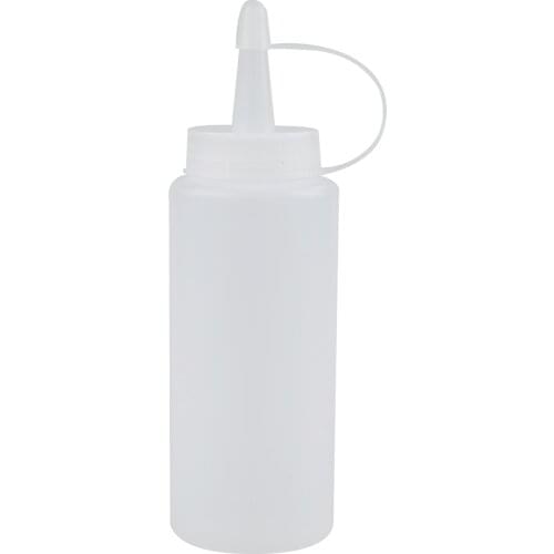 Plastic Squeeze Bottle Condiment Dispenser Ketchup Mustard Sauce Clear white