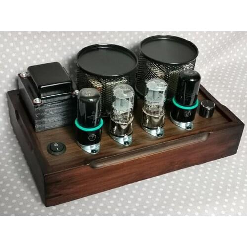 Purely manual scaffolding, 6P6P, 6G2P Class A single-ended HIFI tube amplifier, power: 4.5w+4.5w,for full-frequency speakers