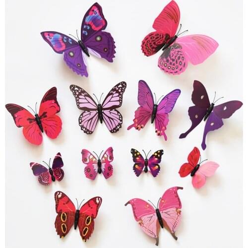 SINONICS Butterfly Wall Stickers