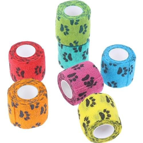 5cmx4.5m Sport Tape Waterproof Self Adhesive Elastic Bandage Muscle Tape Finger Joints Wrap Bandage Non-woven Cohesive Bandage