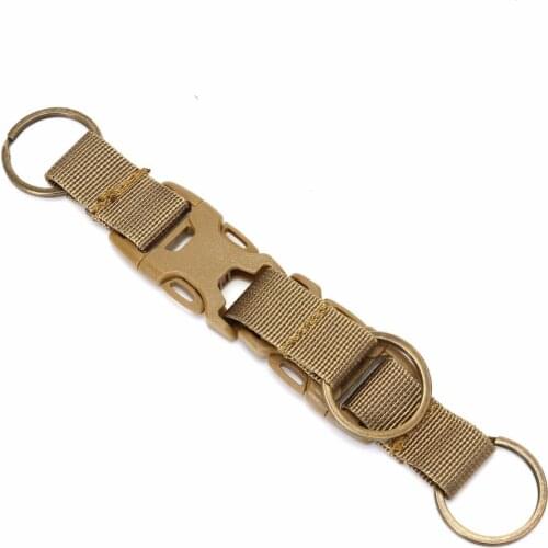 Tactical Carabiner Backpack Hooks Molle Hook Survival Gear Military Nylon Keychain Clasp Outdoor Sports Clothing Accessories