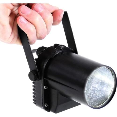 Thrisdar Mini 5W LED Pinspot Light Wash Narrow Beam Pinspot Lighting Wedding Party KTV Bar Disco Mirror Ball Stage Light