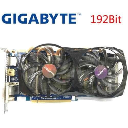 GIGABYTE Video Card GTX660 2GB 192Bit GDDR5 Graphics Cards for nVIDIA Geforce GTX 660 Used VGA Cards stronger than GTX 750 Ti