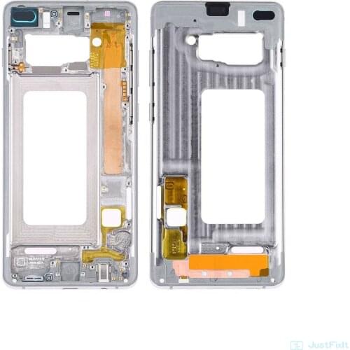 For Samsung Galaxy S10 G973 S10Plus G9750 Back Mid Middle Frame Rear Housing Cover Bezel Replacement repair parts For S10+ G9750